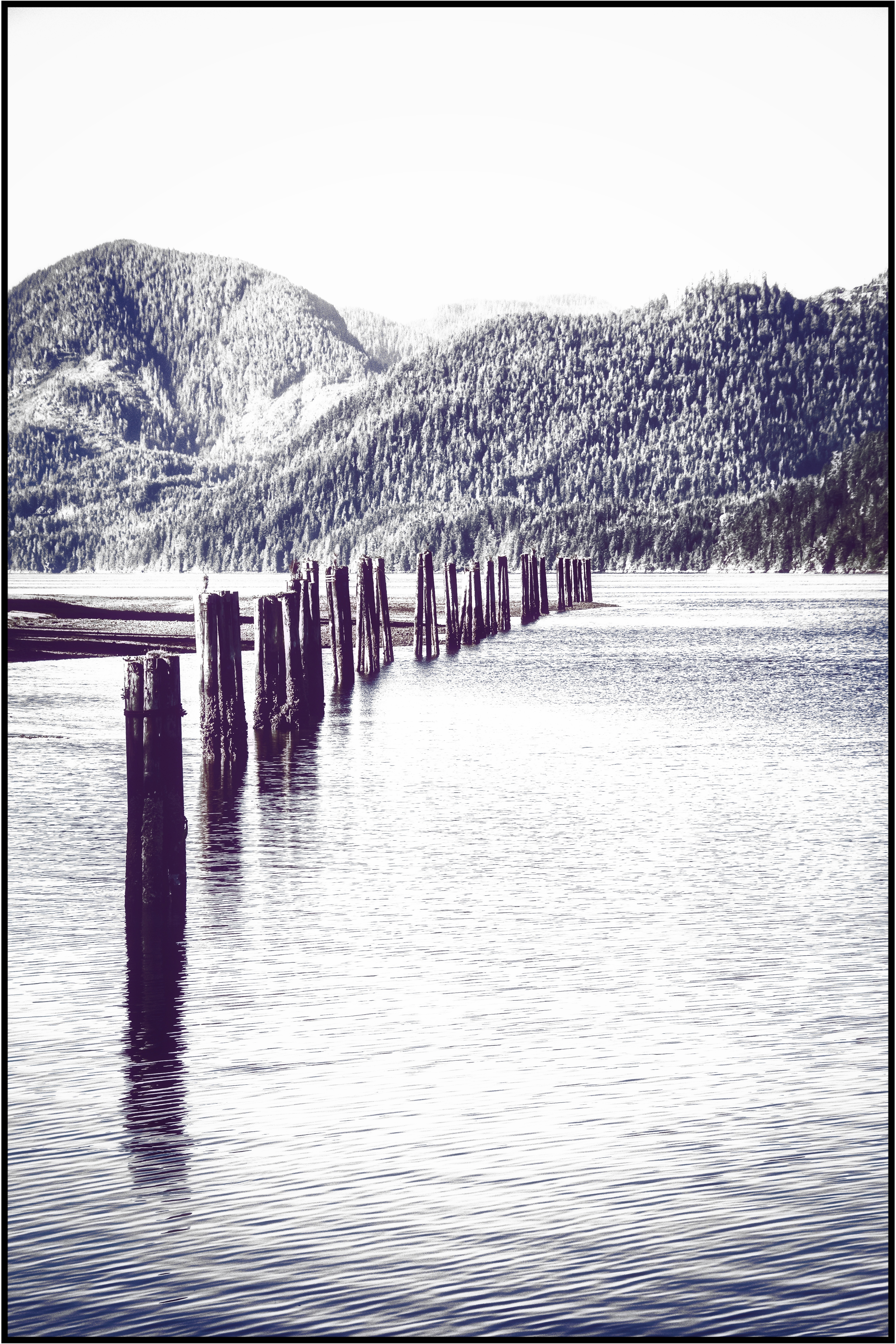 -/ after the crossing /-